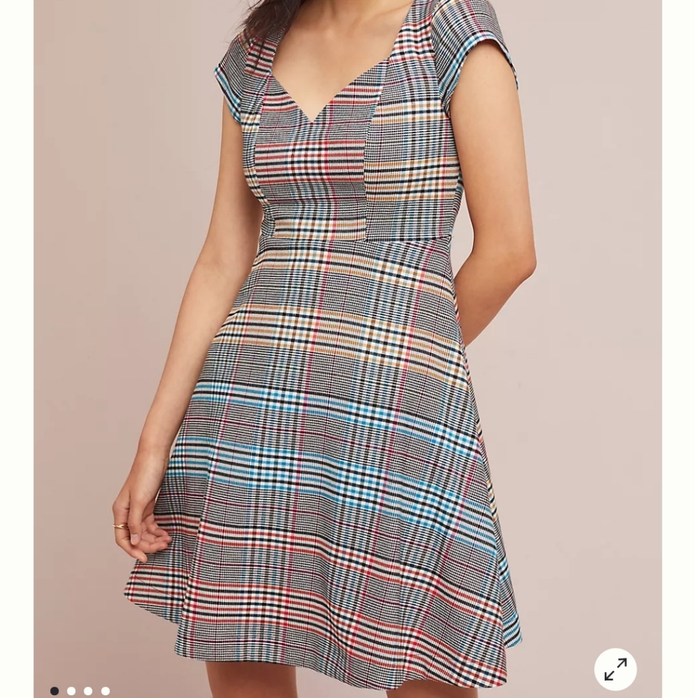Anthropologie Moulinette Soeurs - Finley plaid dress